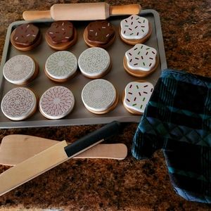 Hearth & Hand Magnolia Wooden Cookie Baking Playset